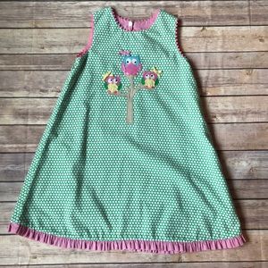 Owl Appliqué Reversible Boutique Dress